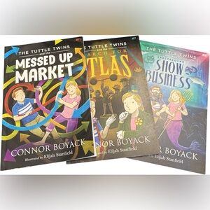 The Tuttle Twins books Messed Up Market Show Business Search for Atlas